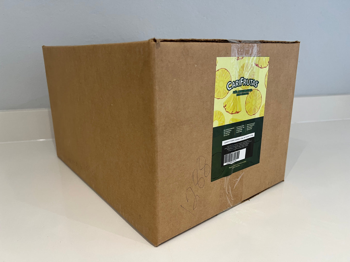 Dehydrated pineapple case (10 packages )/ Piña desidratada caja (10 bolsas))