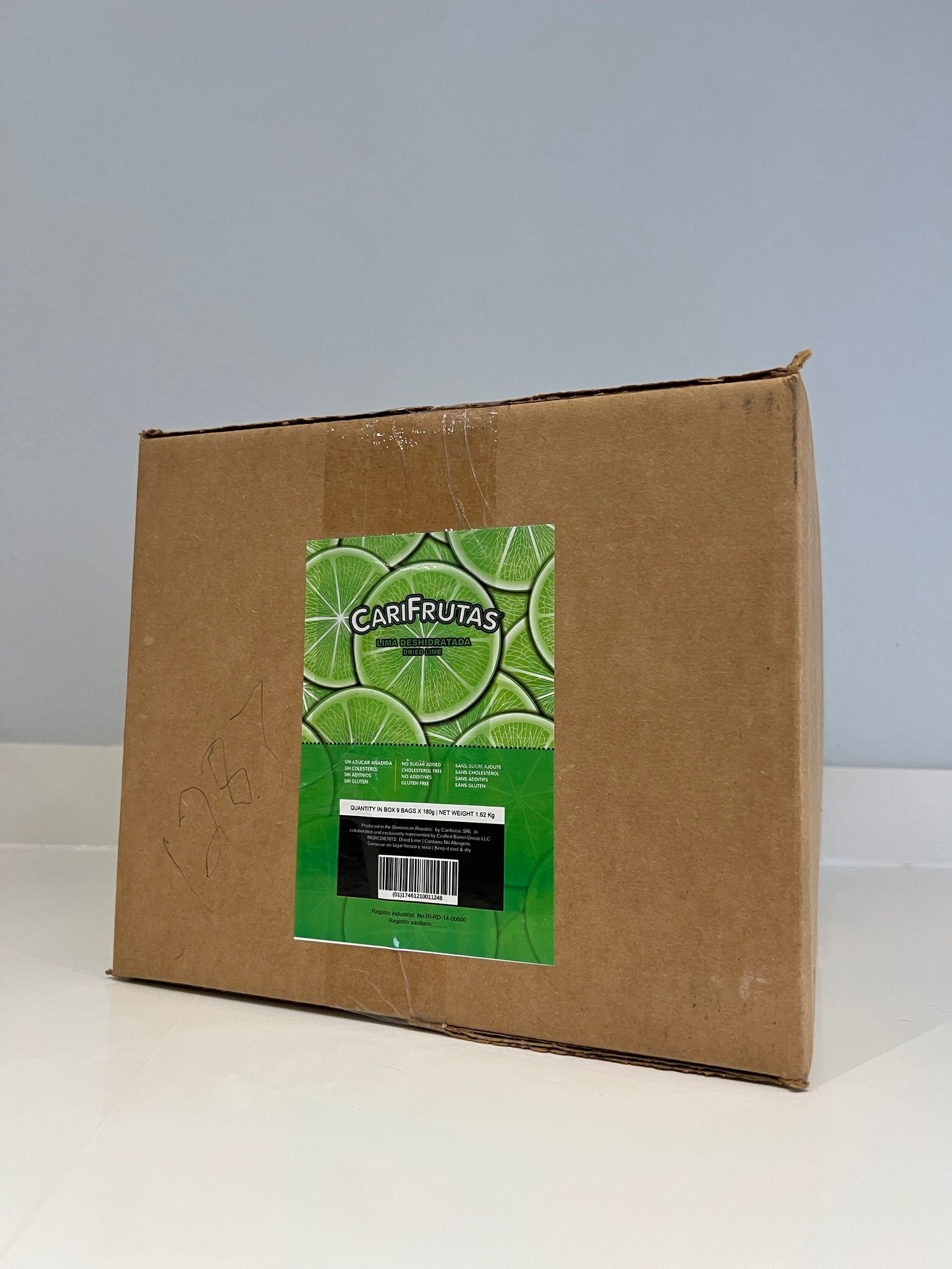 Dehydrated Lime case ( 9 packages ) / Limon desidratado Caja (9 bolsas)