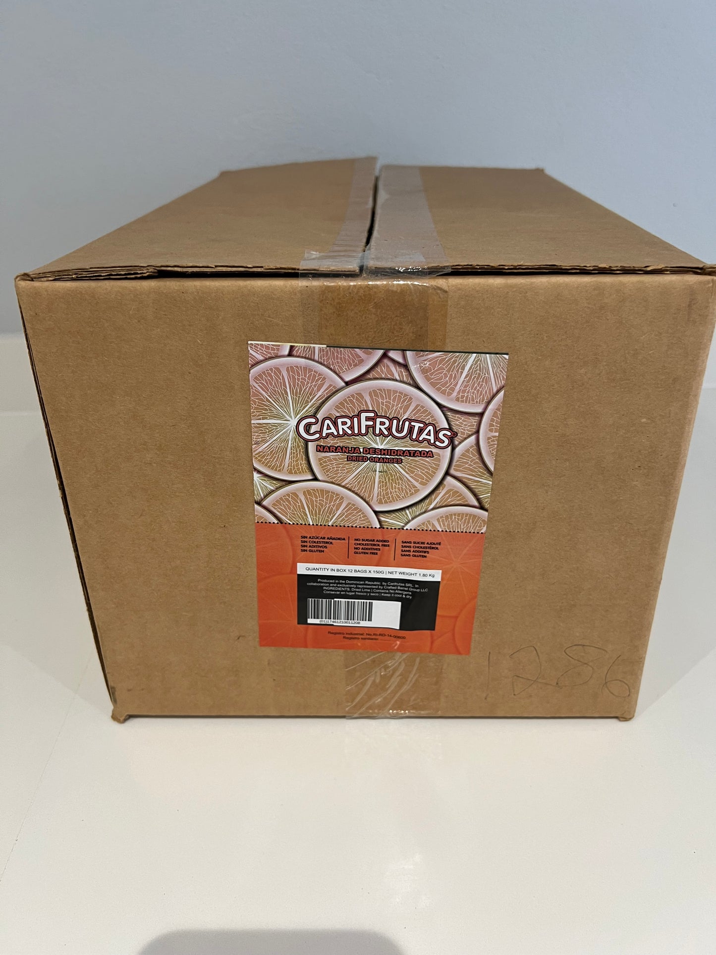 Dehydrated Orange Case (12 packages ) / naranja desidratada caja (12 bolsas)