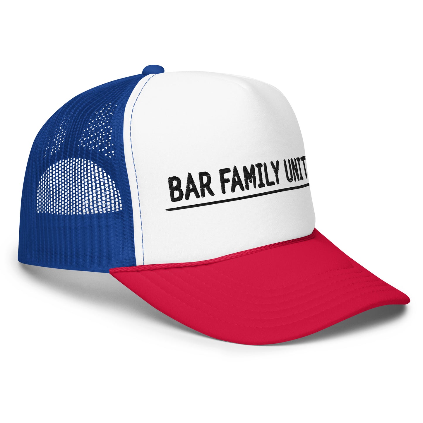 BAR family united Foam trucker hat